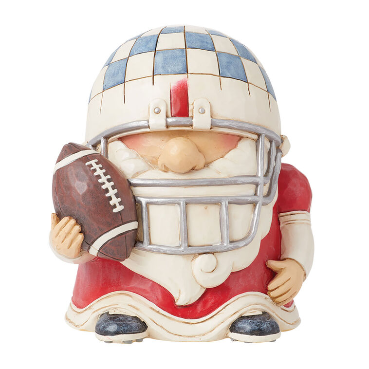 Jim Shore Heartwood Creek Football Player Gnome Figurine, 4"