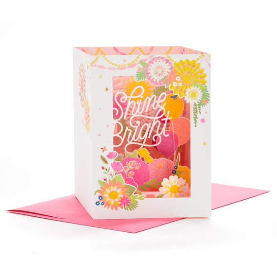 Shine Bright 3D Pop-Up Birthday Card