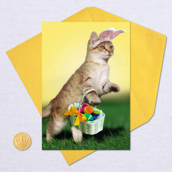Peter Cat-n-tail Funny Easter Card, , large image number 5