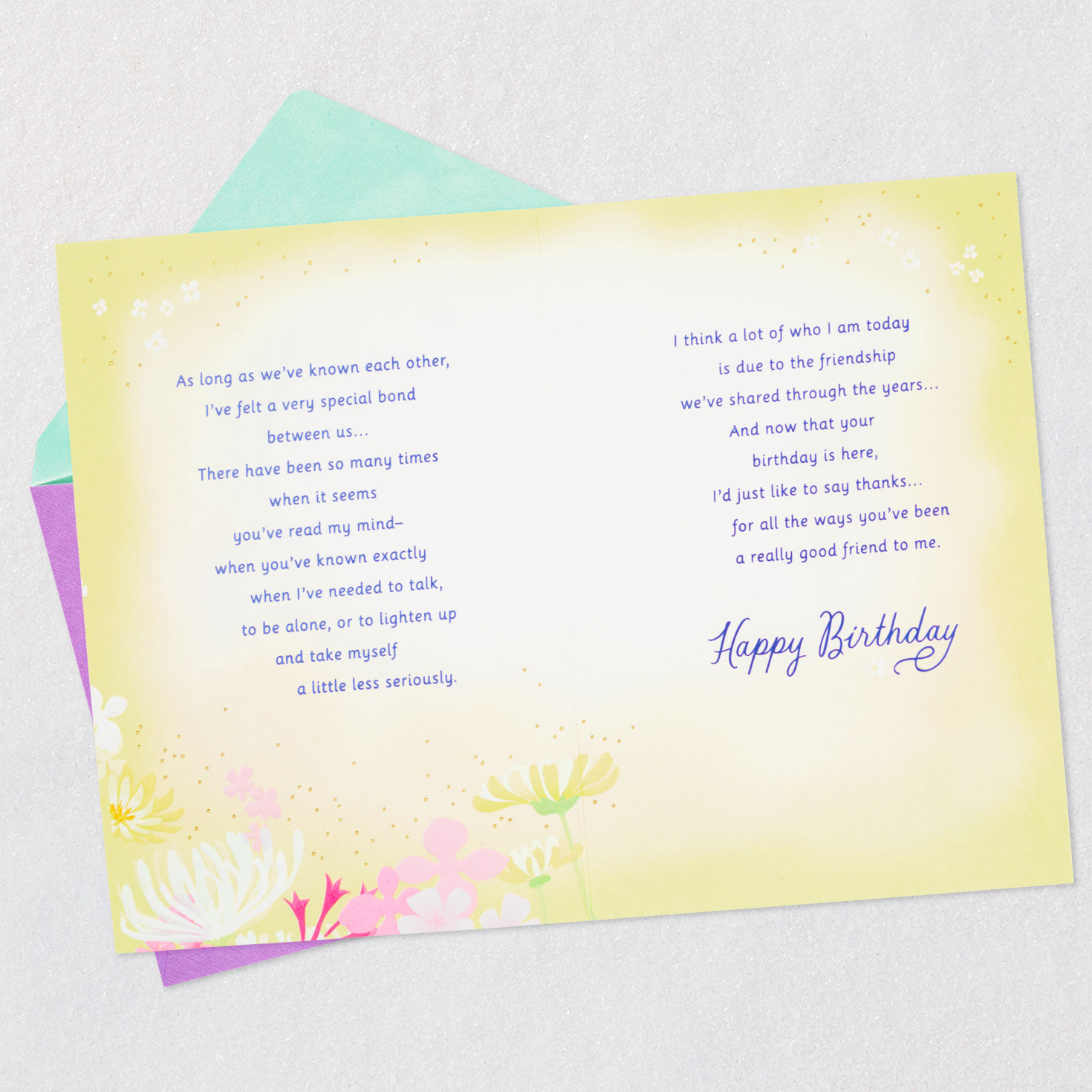 Thanks for Being a Really Good Friend Birthday Card, , large image number 4