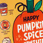 Happy Pumpkin Spice Season Funny Halloween Card With Sound, , large image number 5