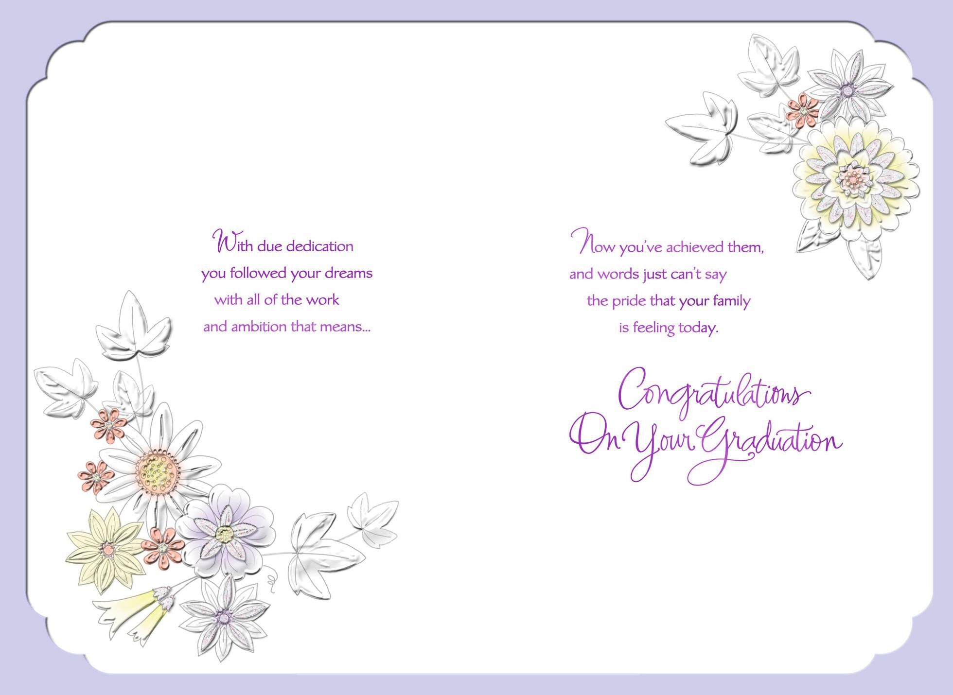 butterfly scroll graduation card for granddaughter greeting cards