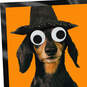 Happy Hallowiener Witch Dog Funny Halloween Card, , large image number 4