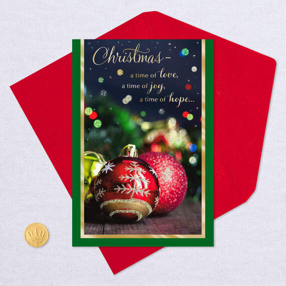 Joy, Love, Hope Christmas Card, , large image number 5