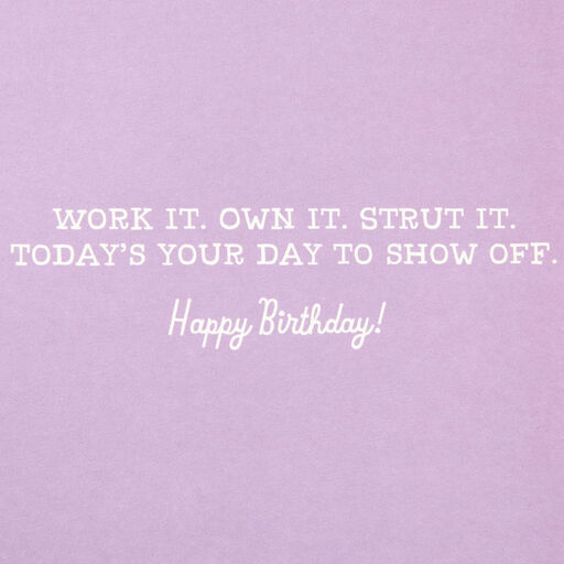 Party Cat Funny Musical Birthday Card With Motion, 