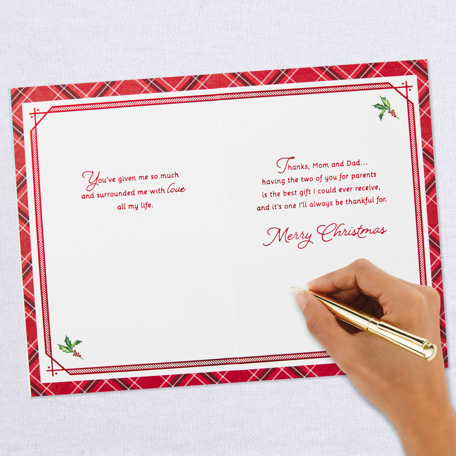 You're the Best Gift Christmas Card for Mom and Dad - Greeting Cards ...