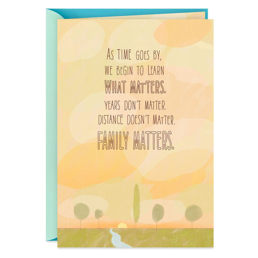 Family Matters Birthday Card, 