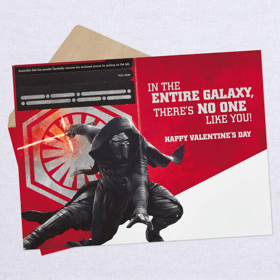 Star Wars™ Kylo Ren™ Valentine's Day Card With Puzzle, , large image number 3