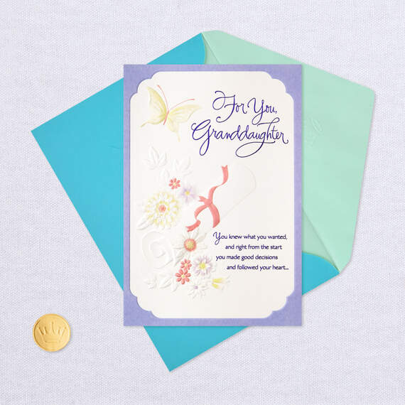 You Followed Your Heart Graduation Card for Granddaughter, , large image number 6