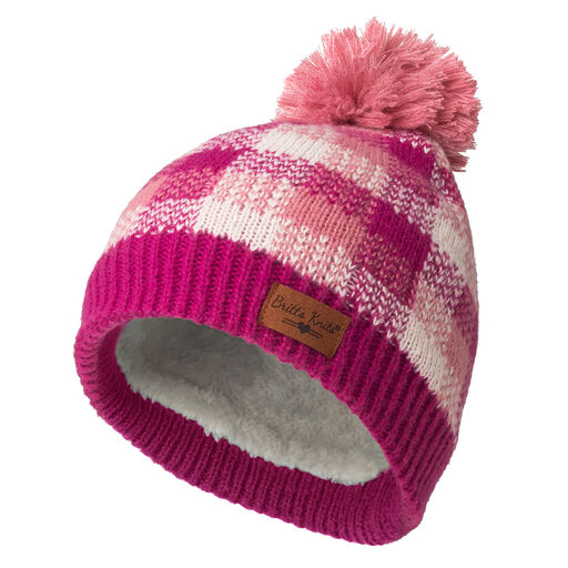 Britt's Knits Magenta Sweater Weather Women's Pom Hat, Magenta