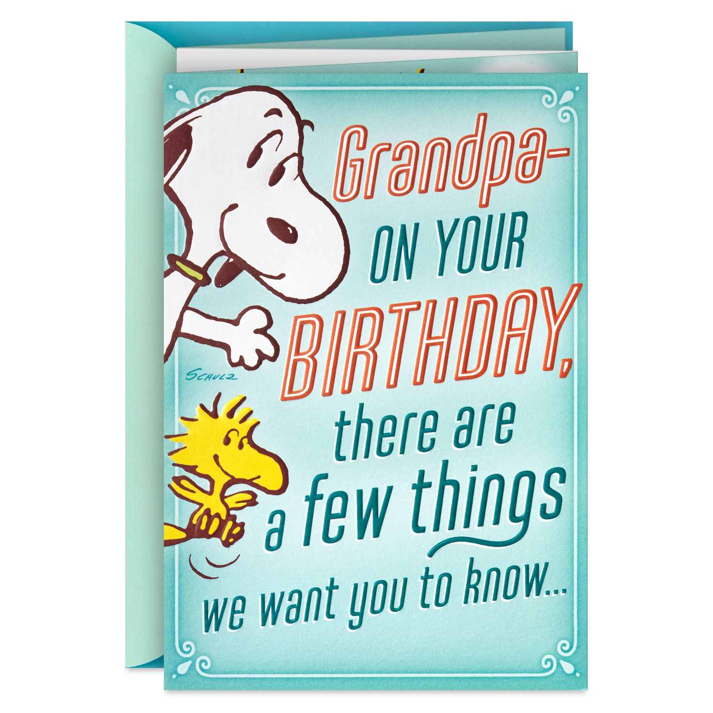 Peanuts® More Than a Few Great Things About You Pop-Up Birthday Card for Grandpa