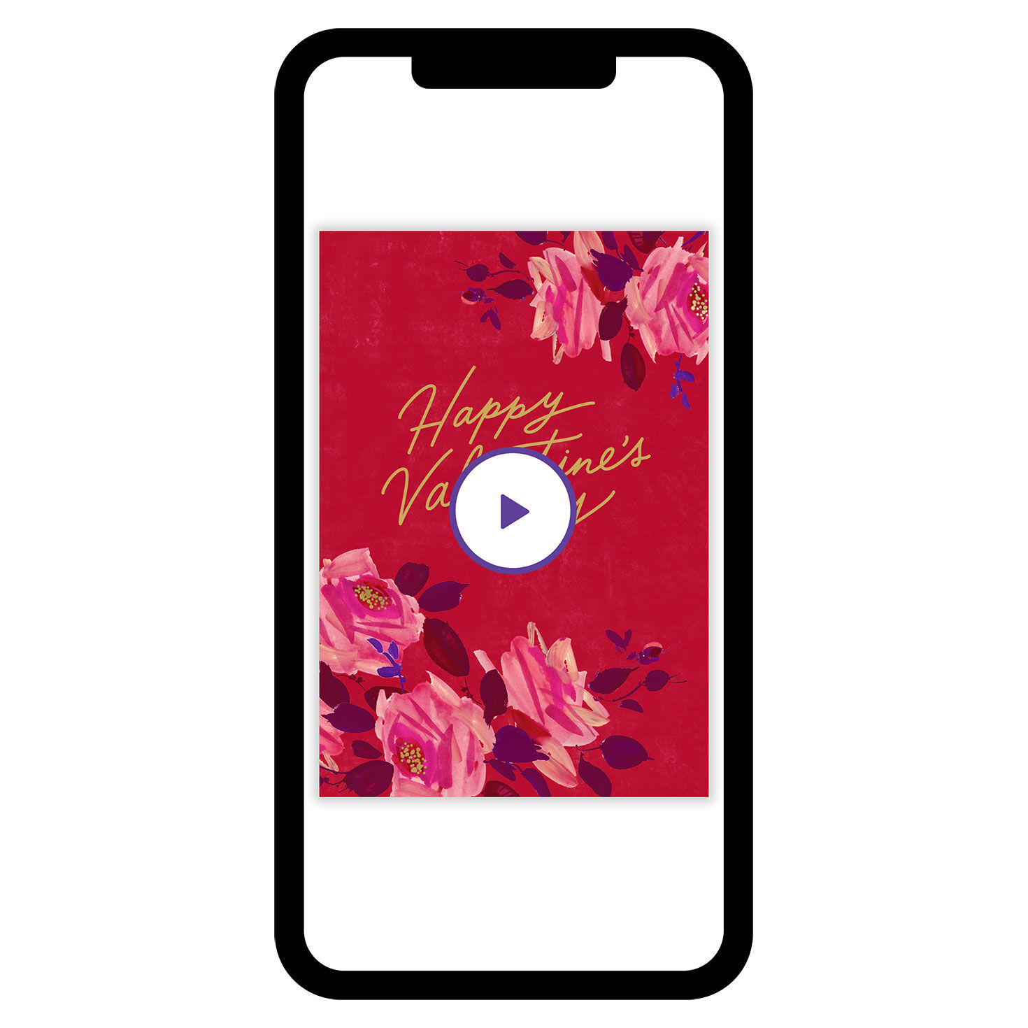 Lovely Floral Valentine's Day eCard
