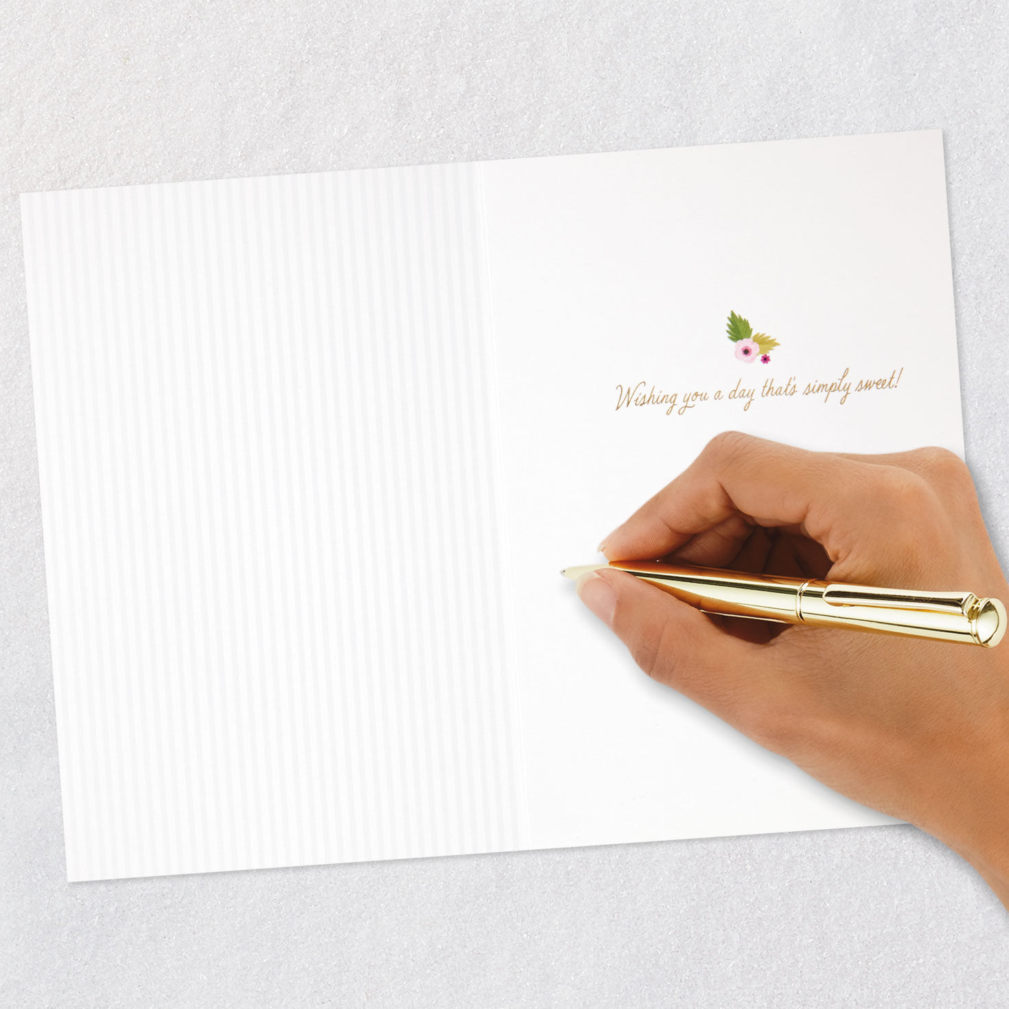 Sweet Treats in Bakery Window Birthday Card Signing card image number 6