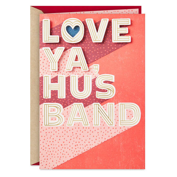 Love Ya Valentine's Day Card for Husband, , large image number 1