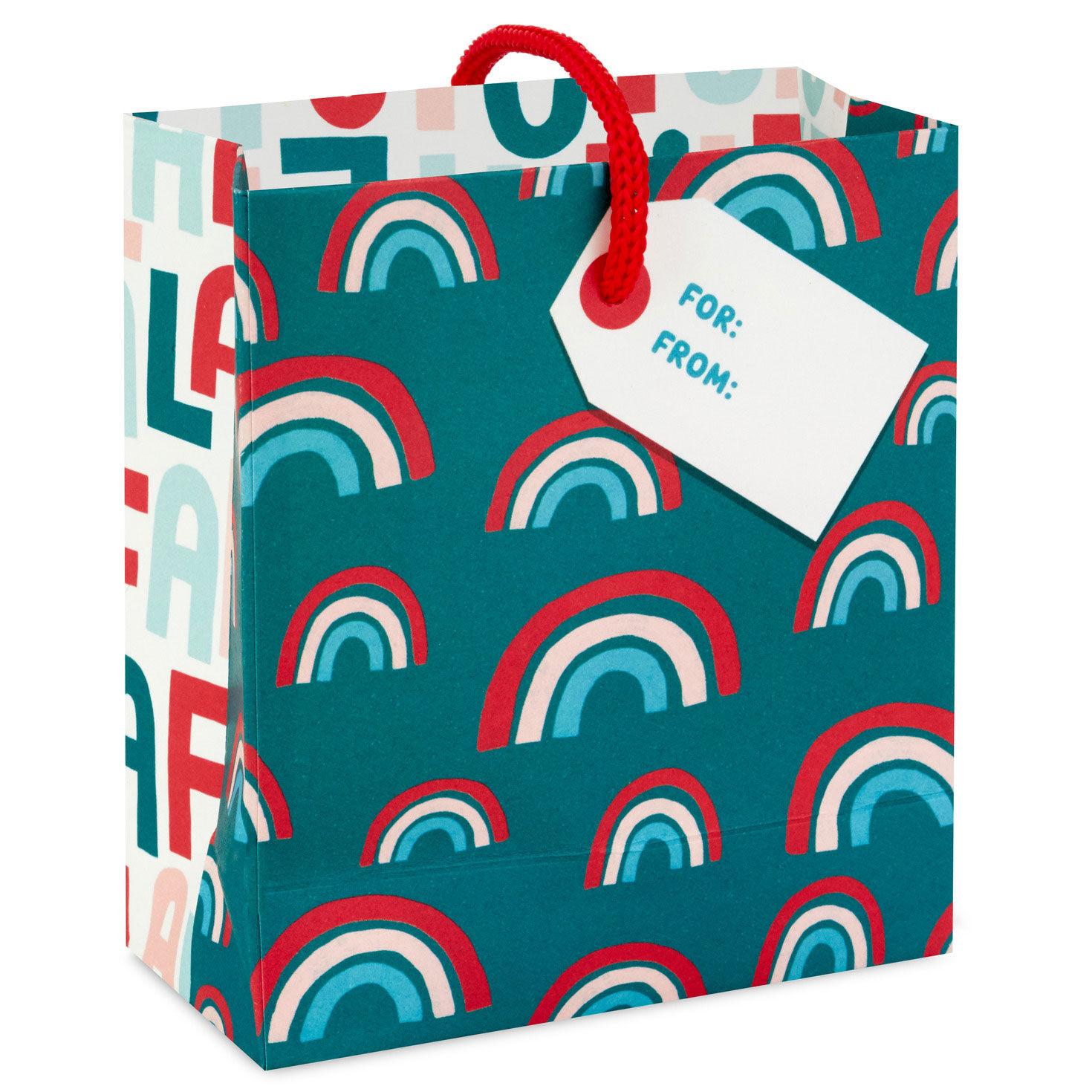 Fa La La Christmas Gift Card Holder Mini Bag Back image number 6