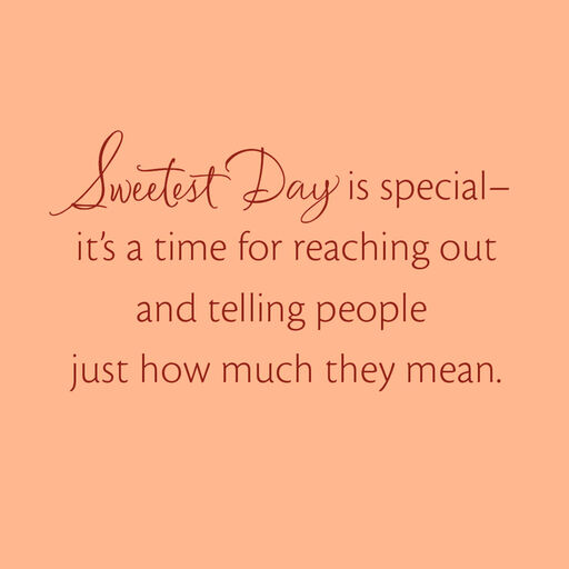 You're Often Thought About Sweetest Day Card, 