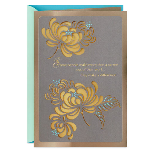 More Than a Career Retirement Card, 