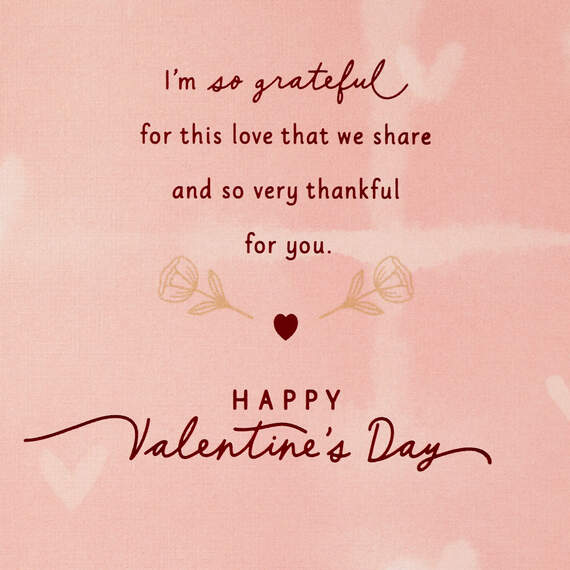 So Thankful for You Valentine's Day Card for Wife, , large image number 3