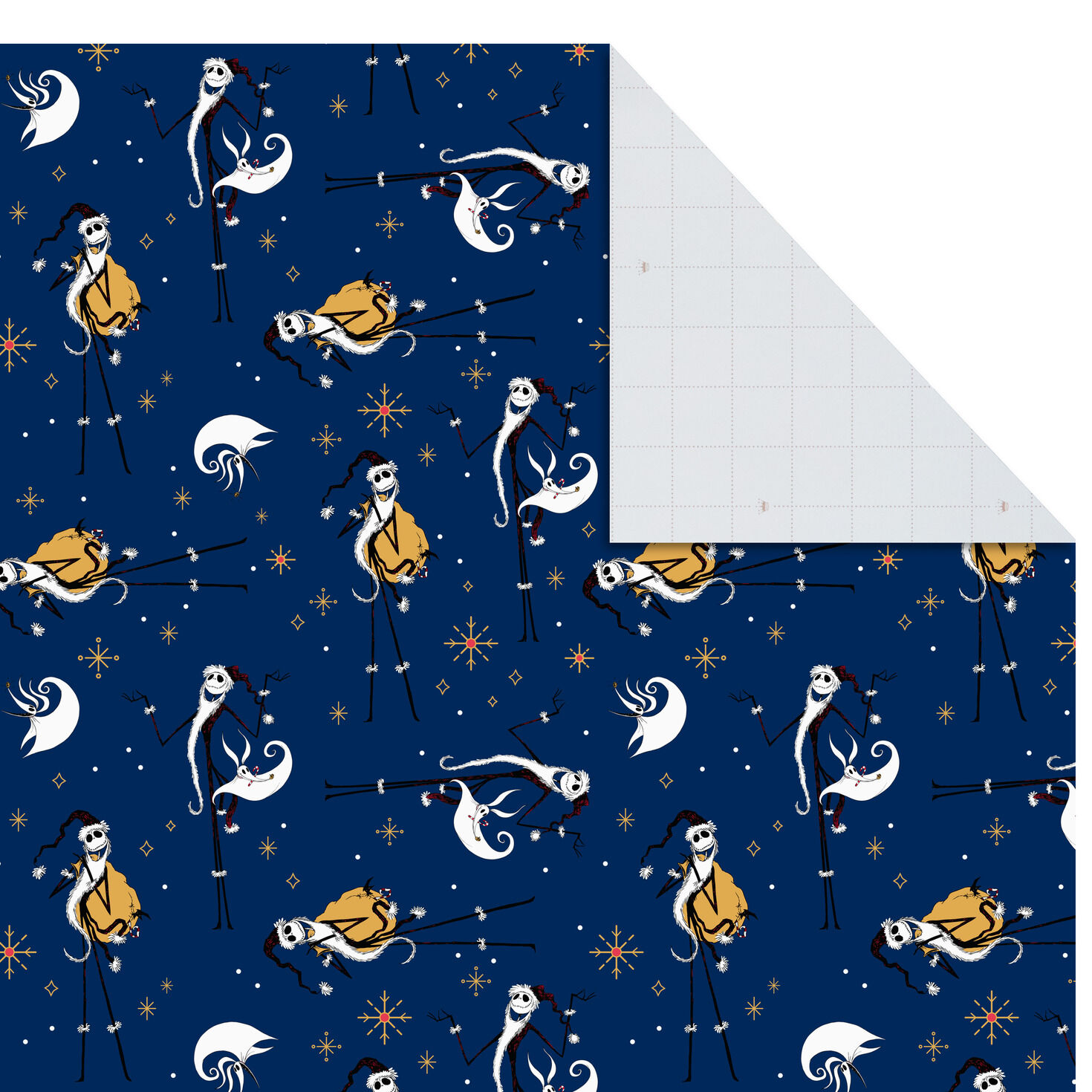 Disney Tim Burton's The Nightmare Before Christmas Assorted Flat Wrapping Paper, 12 sheets, , large image number 6