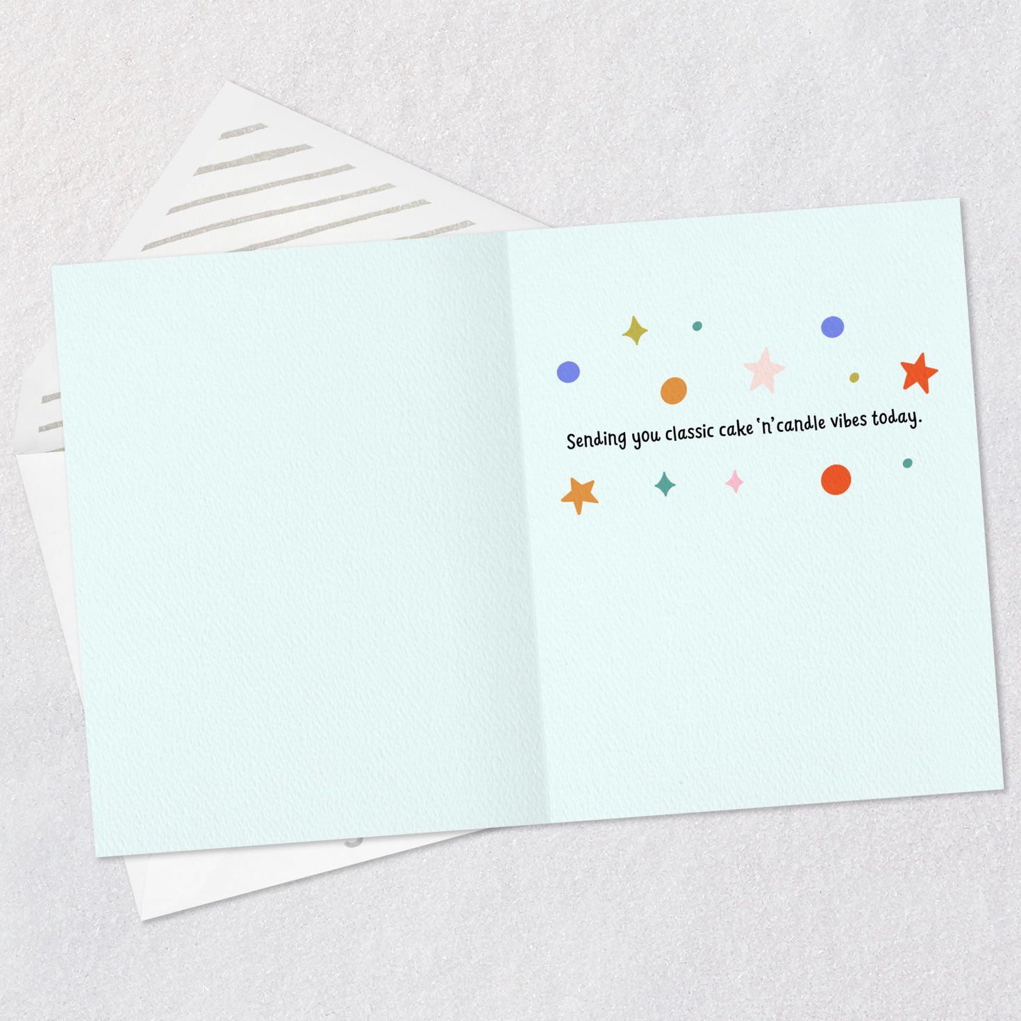 Classic Cake and Candle Vibes Birthday Card, , large image number 3