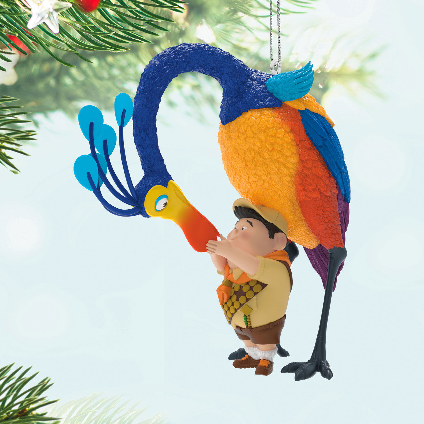 Disney/Pixar Up Russell Kevin Keepsake Ornament Hanging on tree image number 2