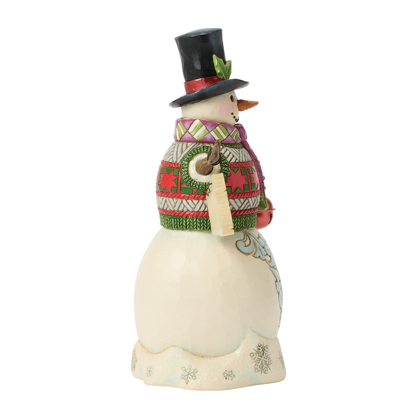 Welcome Winter Sign Snowman Jim Shore Statue side image number 4