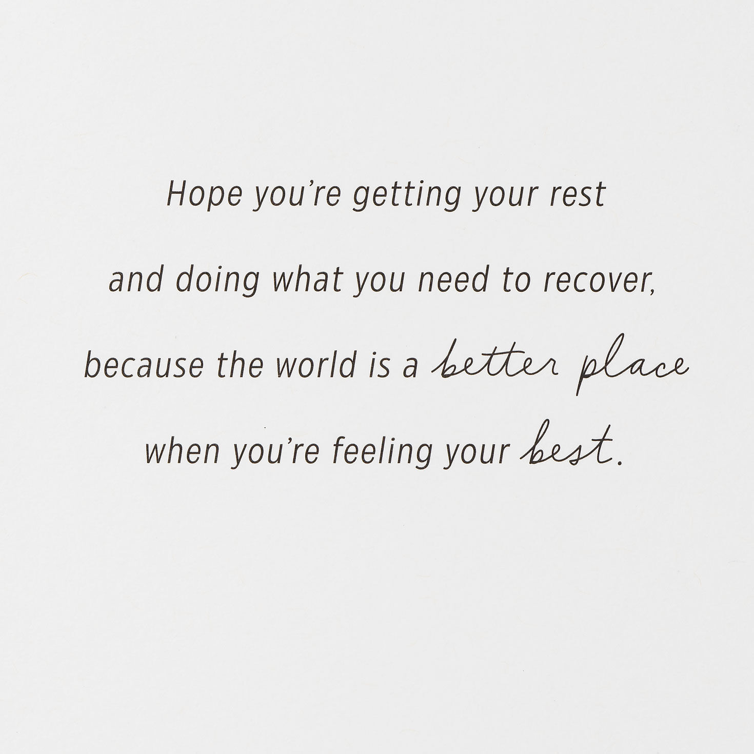 Take It Easy Get Well Card, , large image number 2