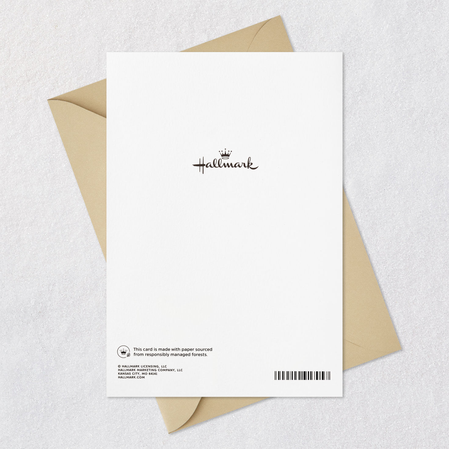 Bride in Gown Daughter Wedding Card Card Back with Envelope image number 8