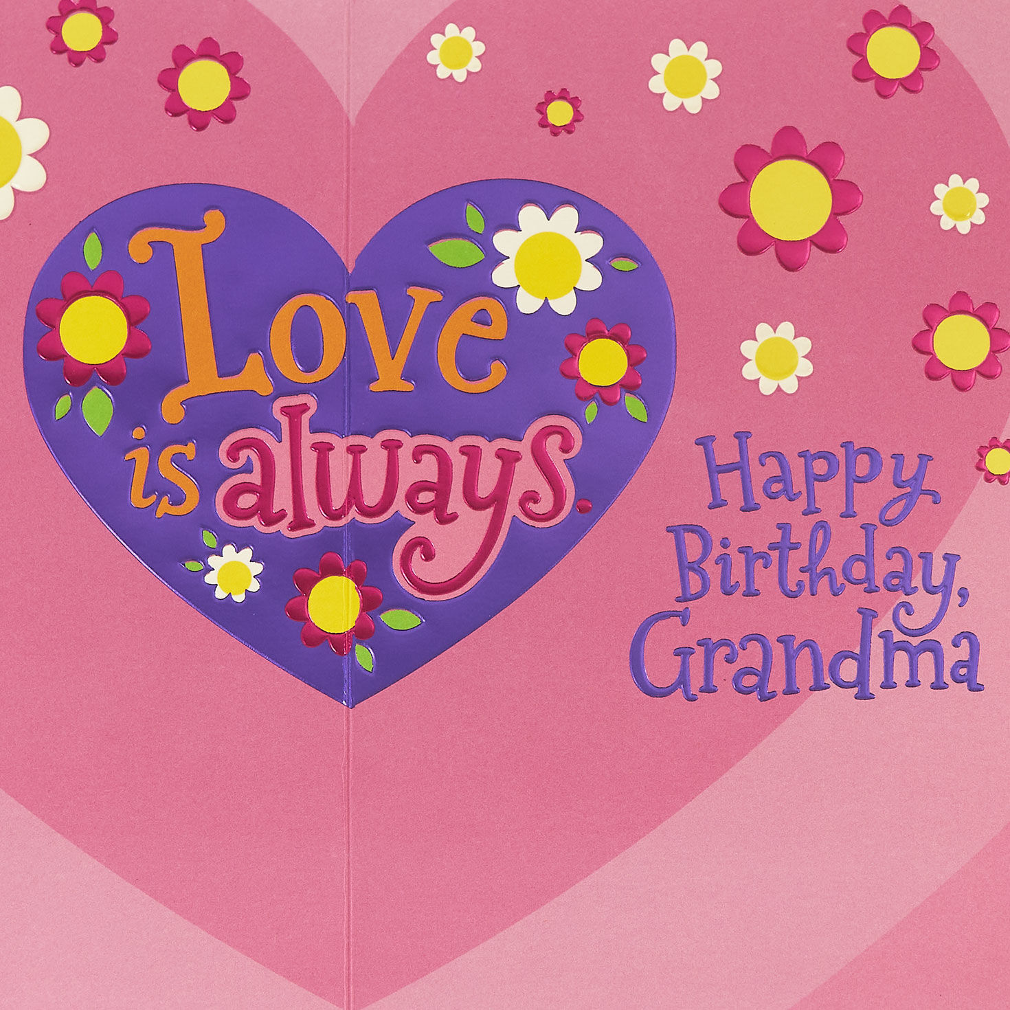 Love Is Always Birthday Card for Grandma, , large image number 2