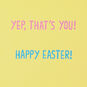 Cute Fuzzy Bunny Easter Card, , large image number 2