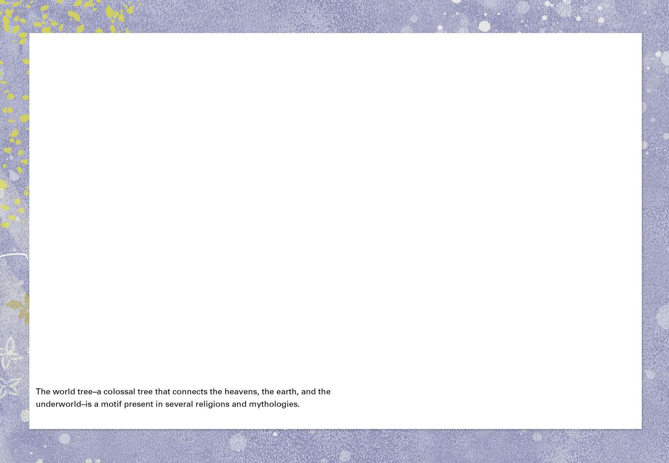 Peace Tree Blank Just Because Card