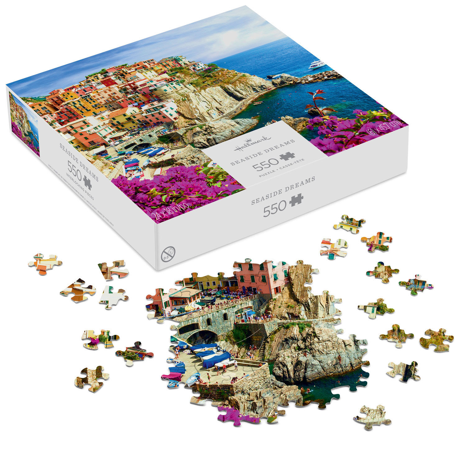 Seaside Dreams Italian Coast 550-Piece Jigsaw Puzzle for only USD 19.99 | Hallmark