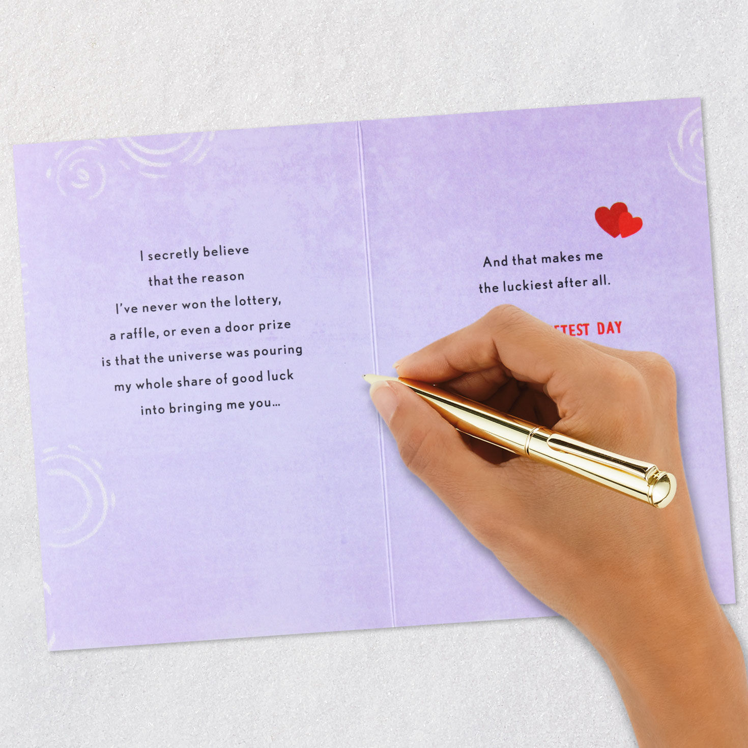 So Lucky to Have You Romantic Sweetest Day Card for only USD 5.99 | Hallmark