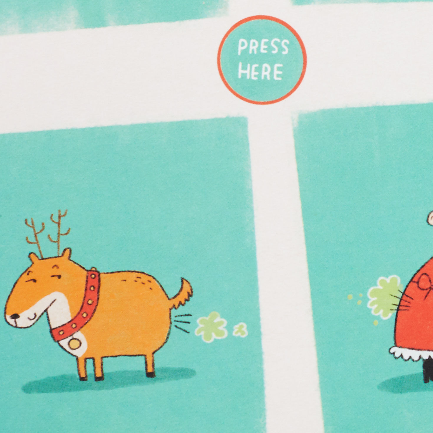 North Pole Farts Funny Christmas Card With Sound, , large image number 4