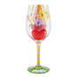 Lolita Best Teacher Ever Handpainted Wine Glass, 15 oz., , large image number 2