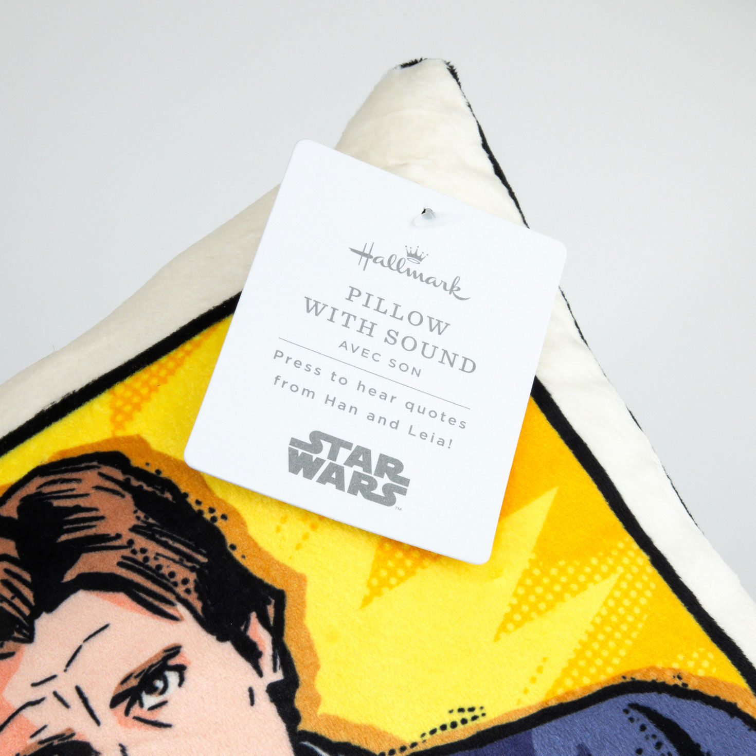 Star Wars Han and Leia Pillow With Movie Quotes package tag image number 6