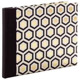 Geometric Gold Foil Guest Book, Geometric Gold Foil Guest Book, , large