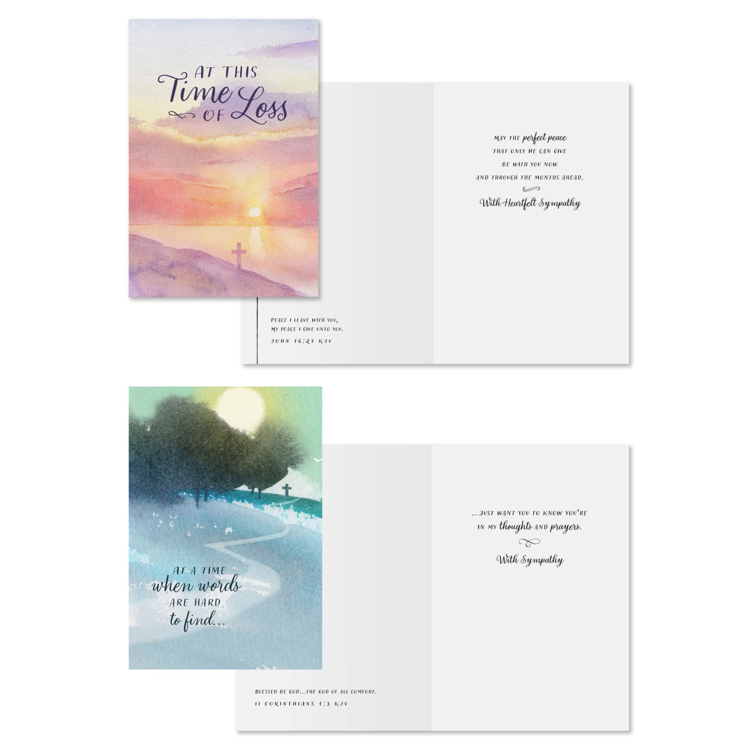 Crosses DaySpring Sympathy Cards Assortment Card Front with Sentiment image number 4