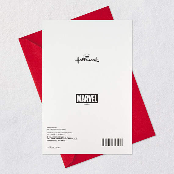Marvel Spider-Man Christmas Card for Grandson With Displayable Character, , large image number 8