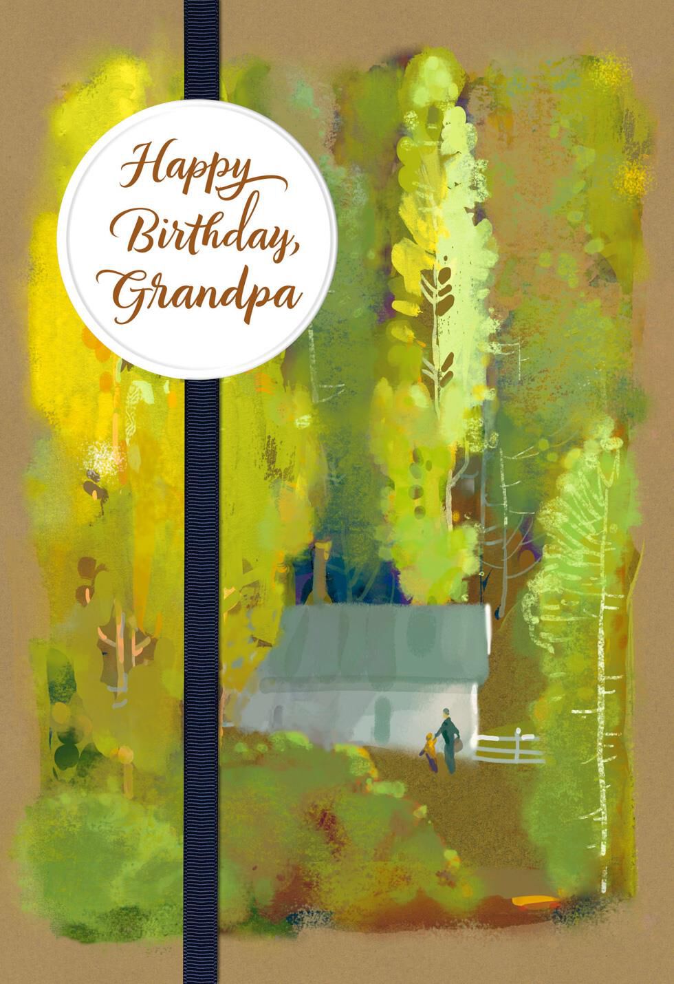 Celebrating You, Grandpa Religious Birthday Card