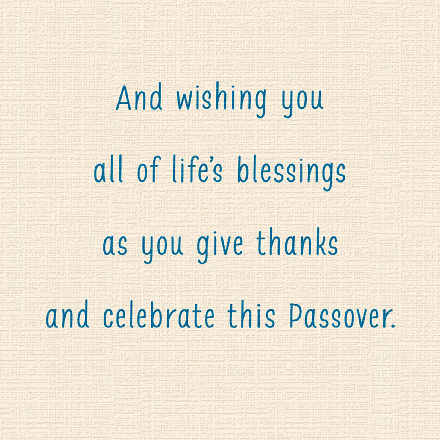 Seder Plate With Star of David Icon Passover Card Sentiment image number 3