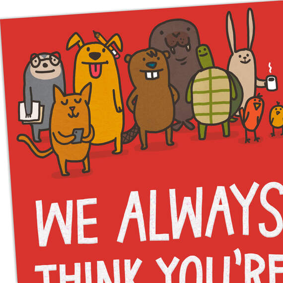 Written Proof You're Awesome Funny Boss's Day Card From All, , large image number 4