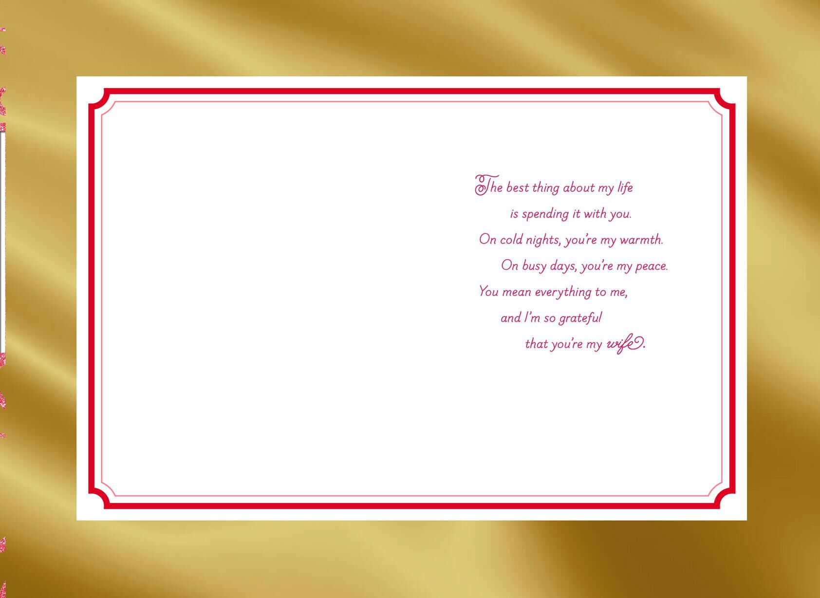 All My Love Valentine's Day Card for Wife