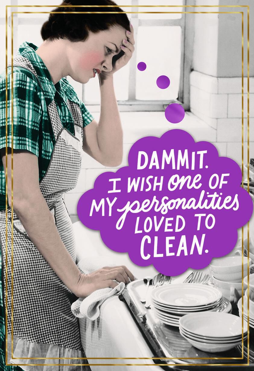 Screw the Chores Funny Birthday Card