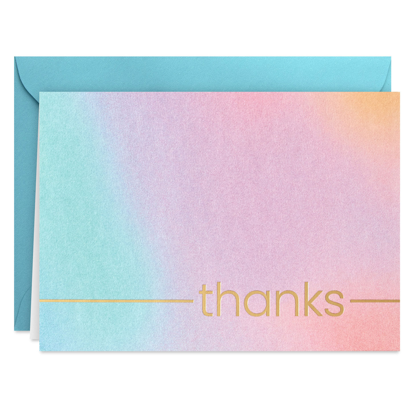Blended Pastels Boxed Blank Thank-You Notes, Pack of 10, , large image number 2