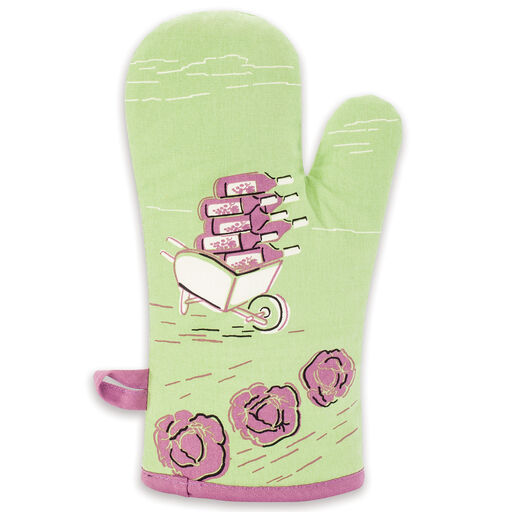 Blue Q My Favorite Salad Is Wine Oven Mitt, 