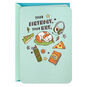 Puppy Dog and Fun Icons Kids Birthday Card front image number 1