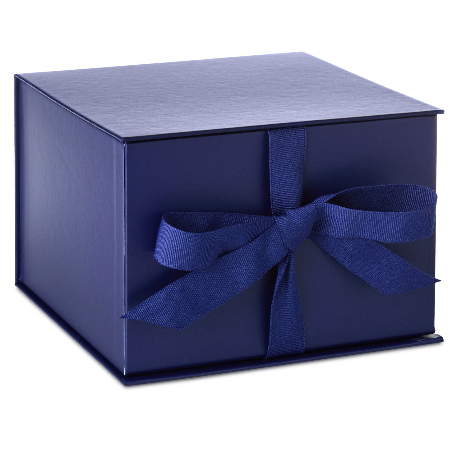 7.2" Solid Navy Blue Large Square Gift Box for only USD 6.99 | Hallmark