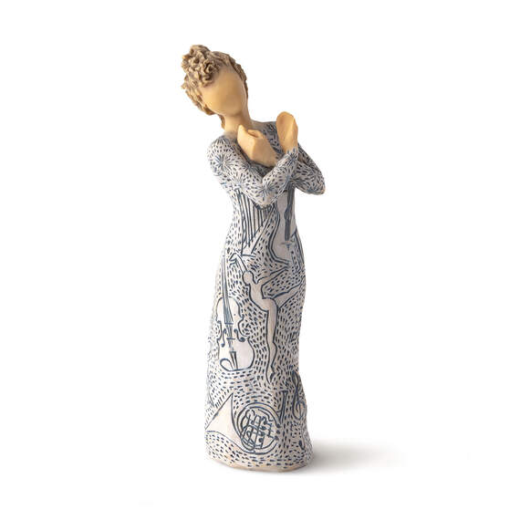 Willow Tree Music Speaks Woman Figurine, Lighter Skin, , large image number 1
