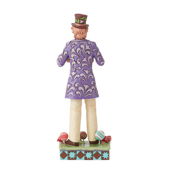 Jim Shore Willy Wonka With Rotating Chocolate Bar Figurine, 7", , large image number 2